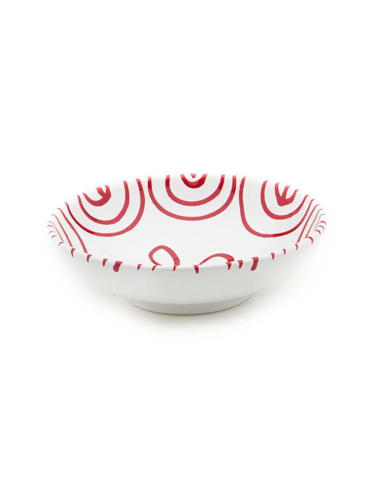 GMUNDNER KERAMIK | Salatschale "Rot Geflammt" 17cm | 